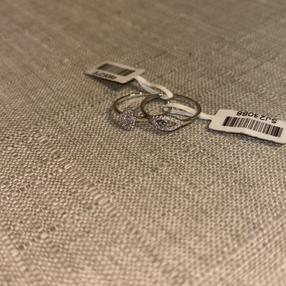 2 Silver Rings - image 3